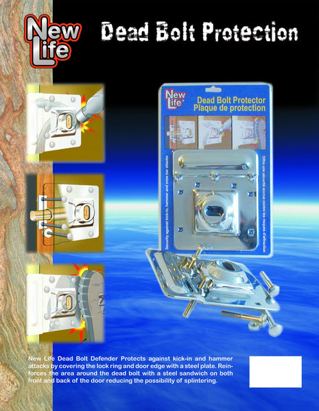 # 37-652OS    Dead Bolt Protector. Chrome Plated
