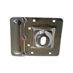 37-652OS   Dead Bolt Protector. Chrome Plated. For Outswing Door