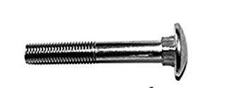 5/16 in-18 X 2-1/2 Inch Carriage Bolt Chrome Plated Steel. (Pack of 15) 5/16''-18, (Pack of 15)